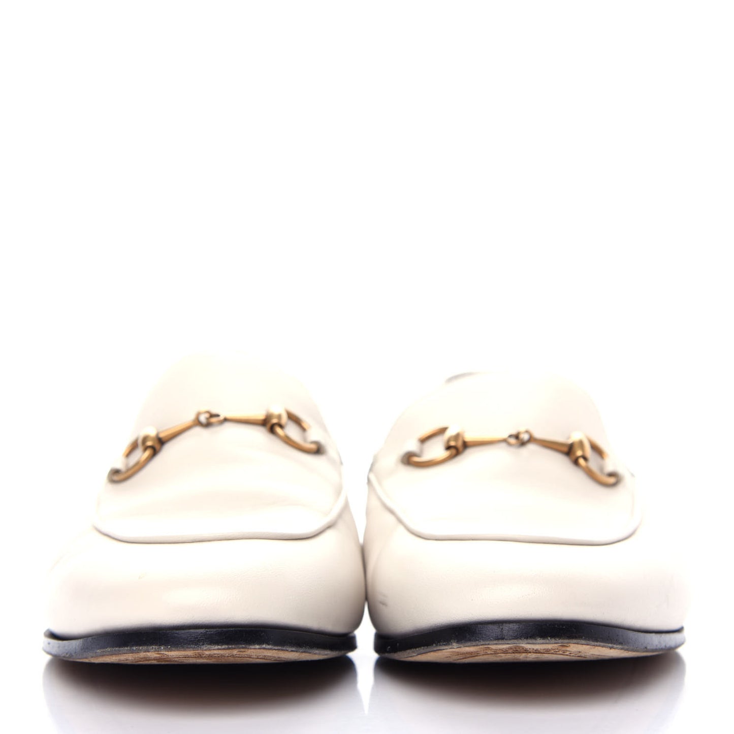 Lambskin Womens Brixton Horsebit Loafers 40 Mystic White