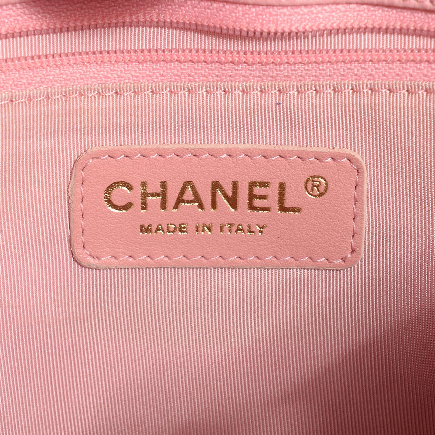 Chanel Caviar Quilted Petit Shopping Tote PST Pink 6 of 7