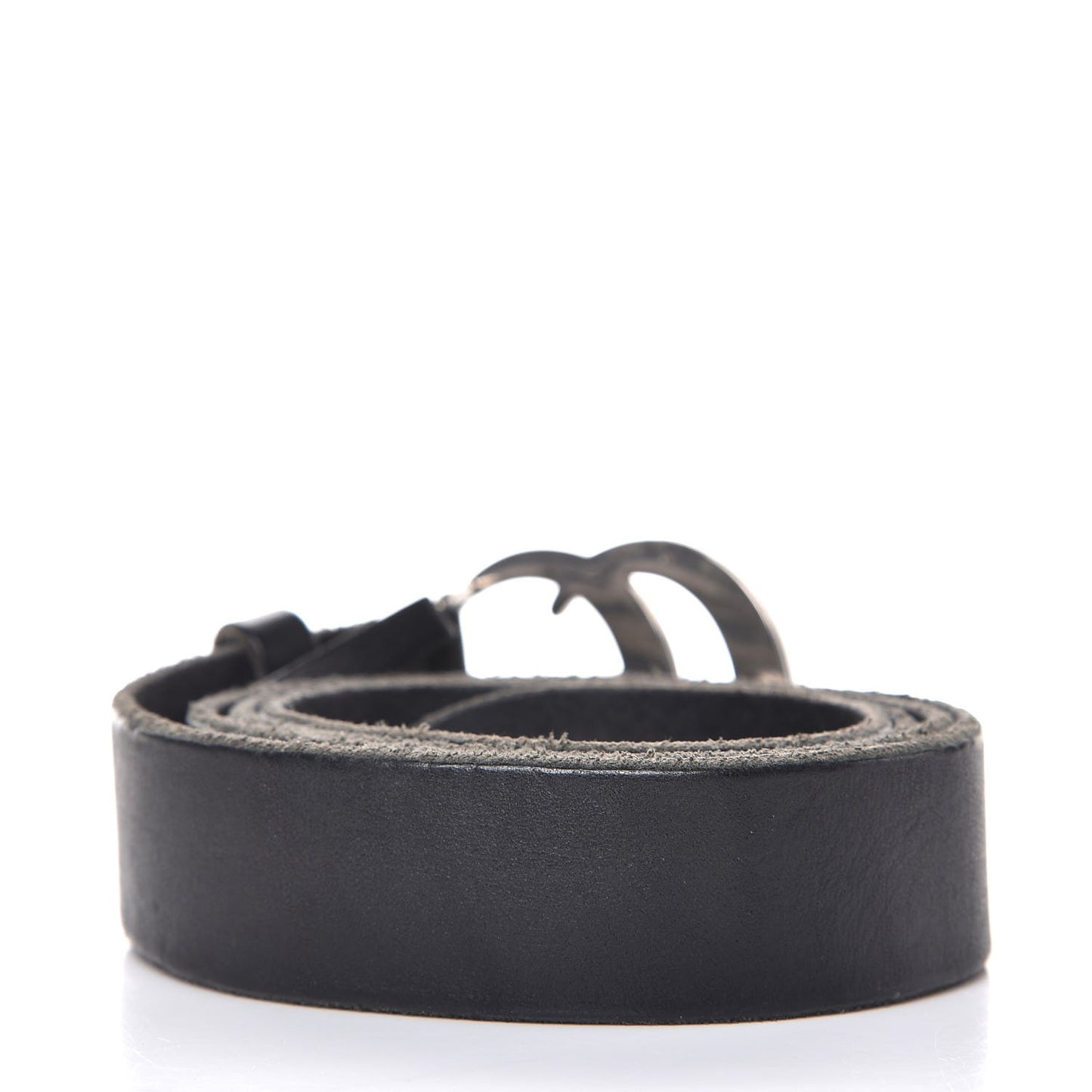 Cuoio Toscano Nickel Double G 30mm Belt 95 38 Black