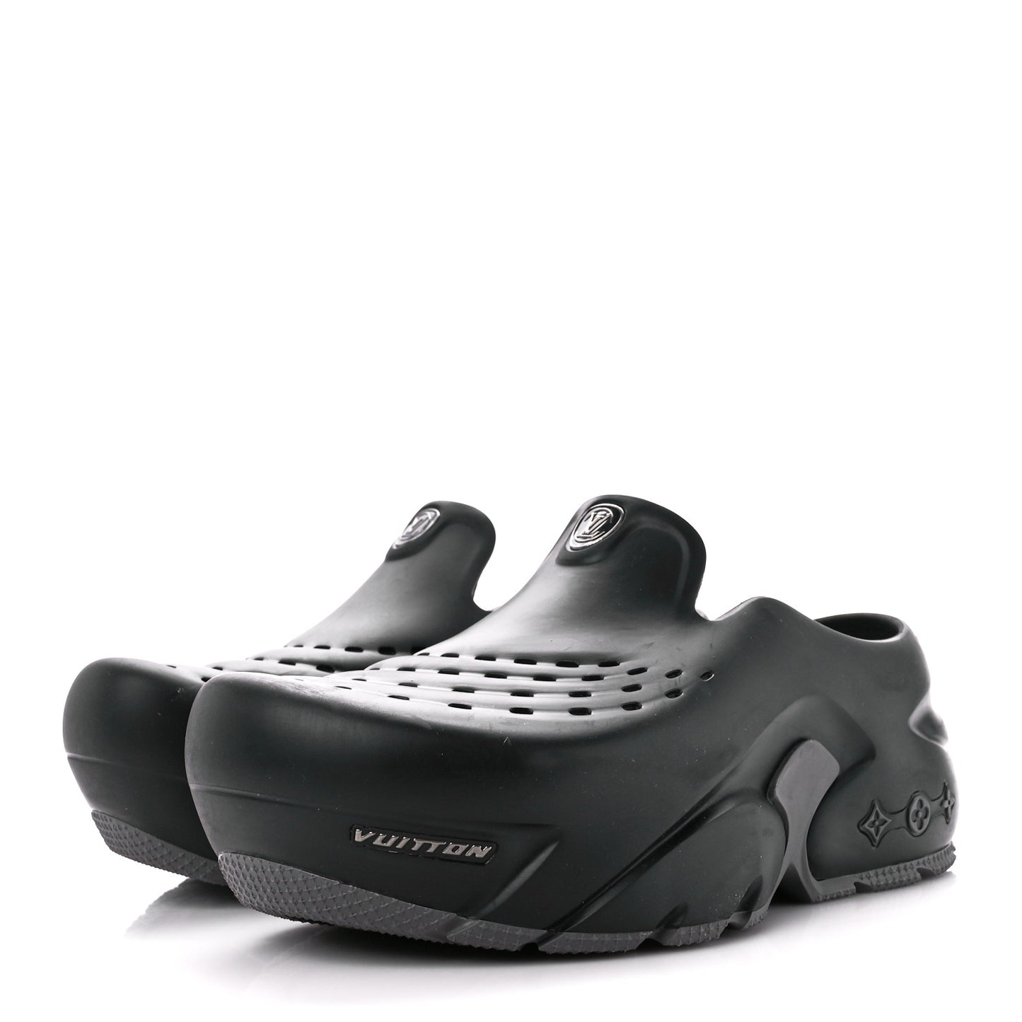 Rubber Mens Shark Clogs 7 8 Black