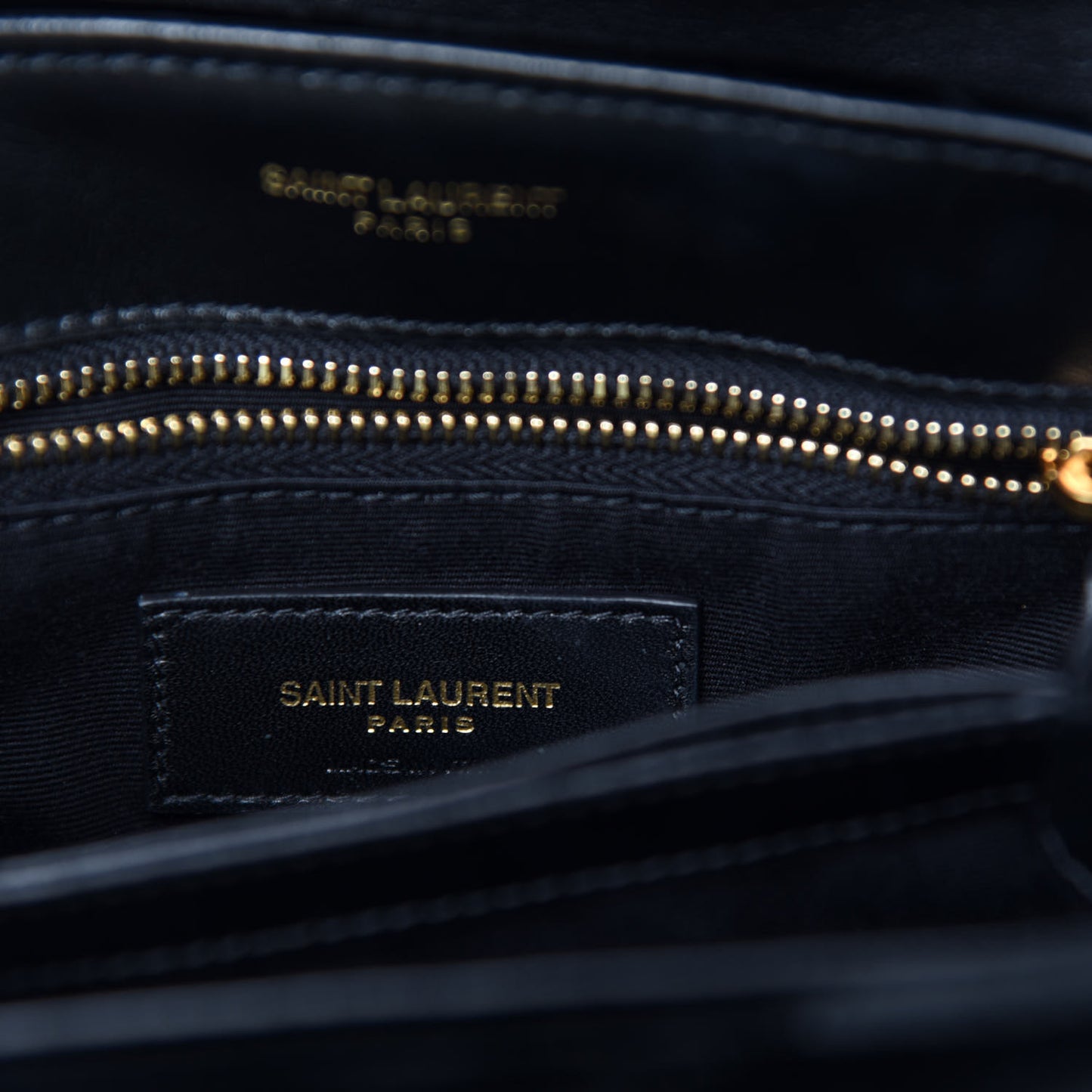 Velvet Y Quilted Monogram Toy Loulou Chain Satchel French Black