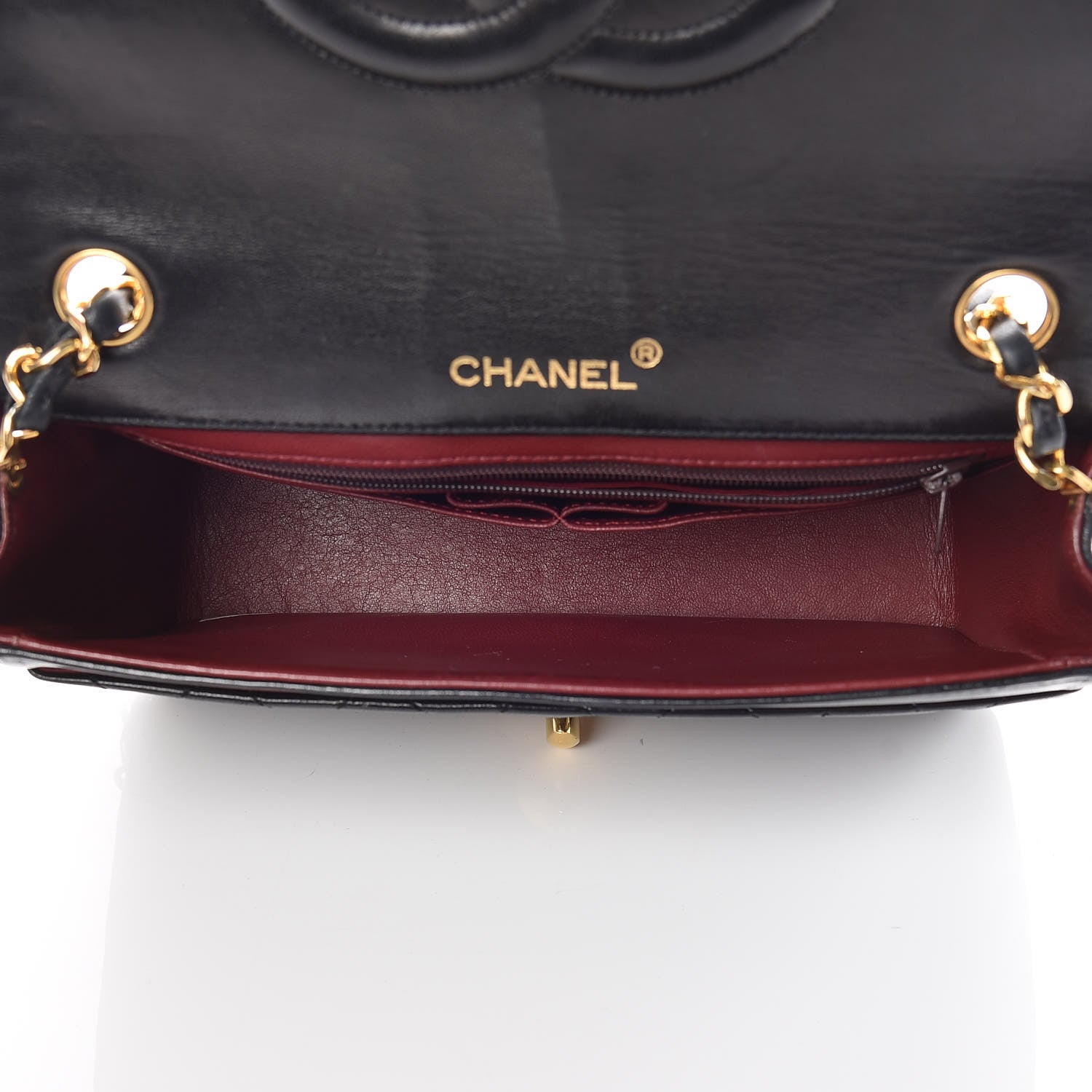 Chanel Lambskin Quilted Small Single Flap Black 7 of 15