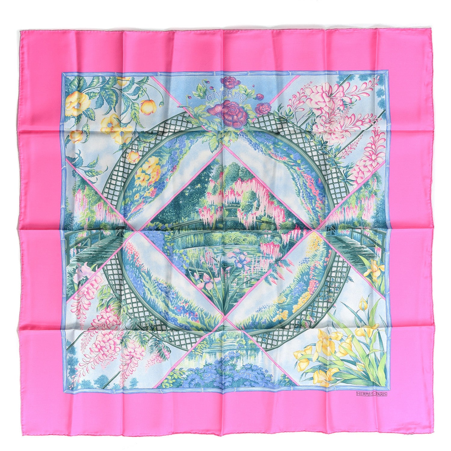 Hermes Silk Giverny Scarf 90 1 of 3