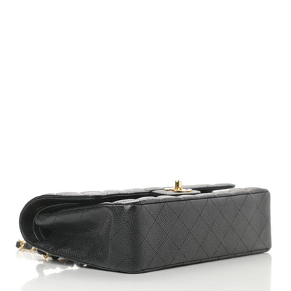 Chanel Caviar Quilted Medium Double Flap Black 4 of 11