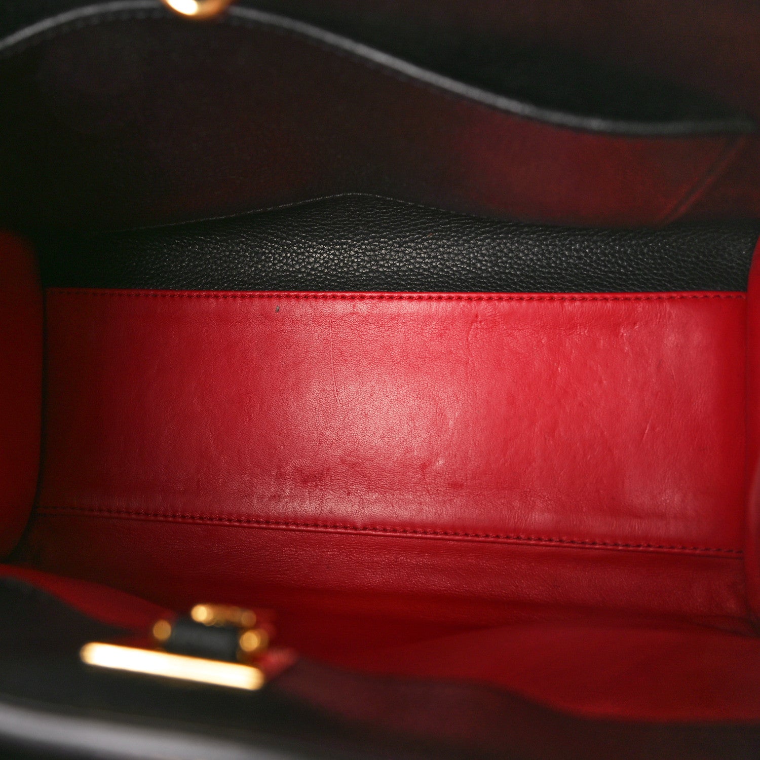Louis Vuitton Taurillon City Steamer PM Black Rouge 5 of 8