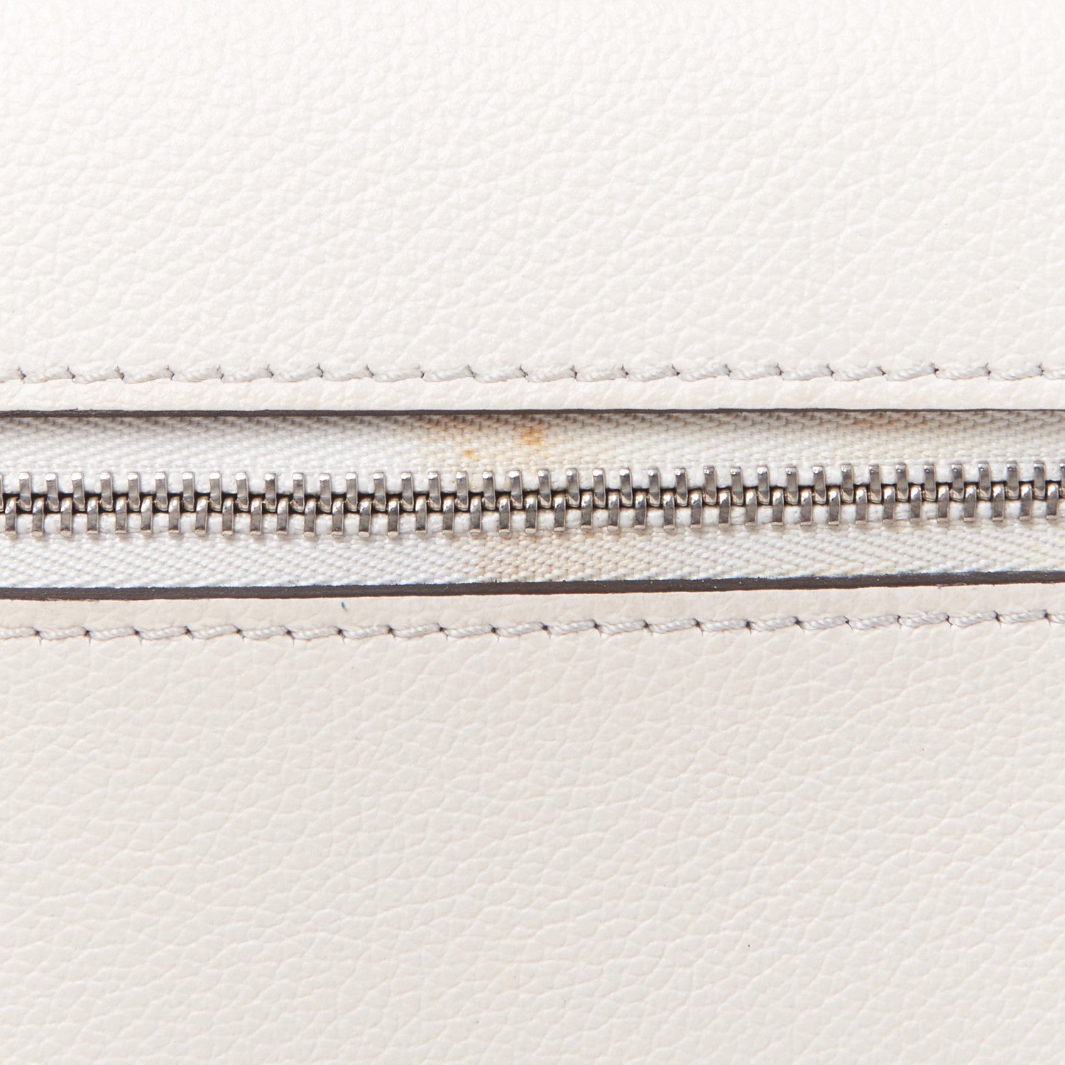 Louis Vuitton Soft Calfskin Studded Mylockme Chain Bag BB White 9 of 10