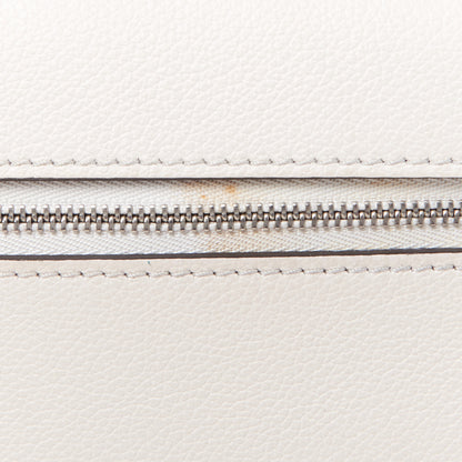 Louis Vuitton Soft Calfskin Studded Mylockme Chain Bag BB White 9 of 10