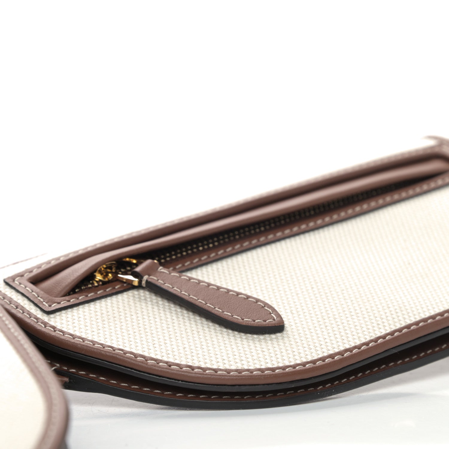 Burberry Canvas Smooth Calfskin Olympia Belt Bag Natural 10 of 14