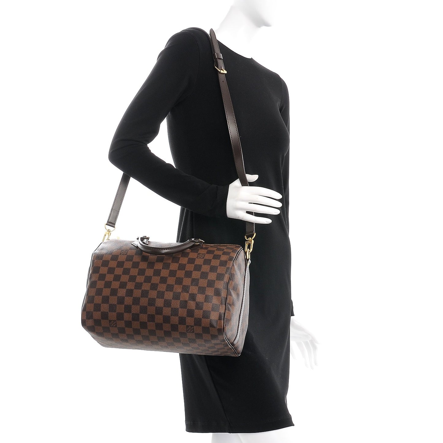 Damier Ebene Speedy Bandouliere 30