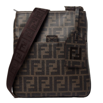 Fendi Zucca Spalmati Messenger Bag Tobacco 1 of 12