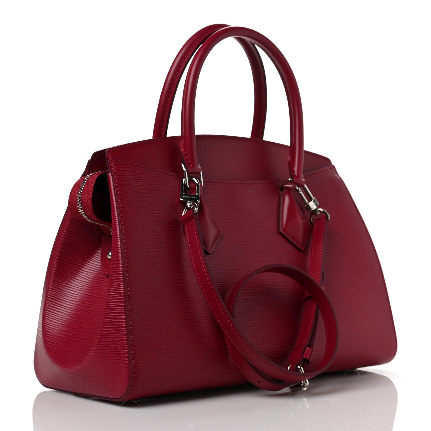 Louis Vuitton Epi Soufflot MM Fuchsia 3 of 8