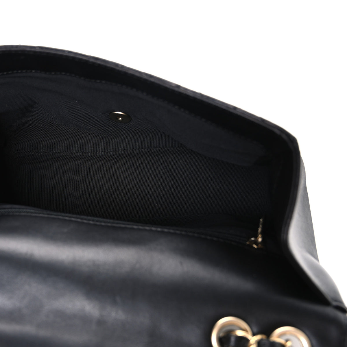 Lambskin Quilted Medium Mademoiselle Chic Flap Black