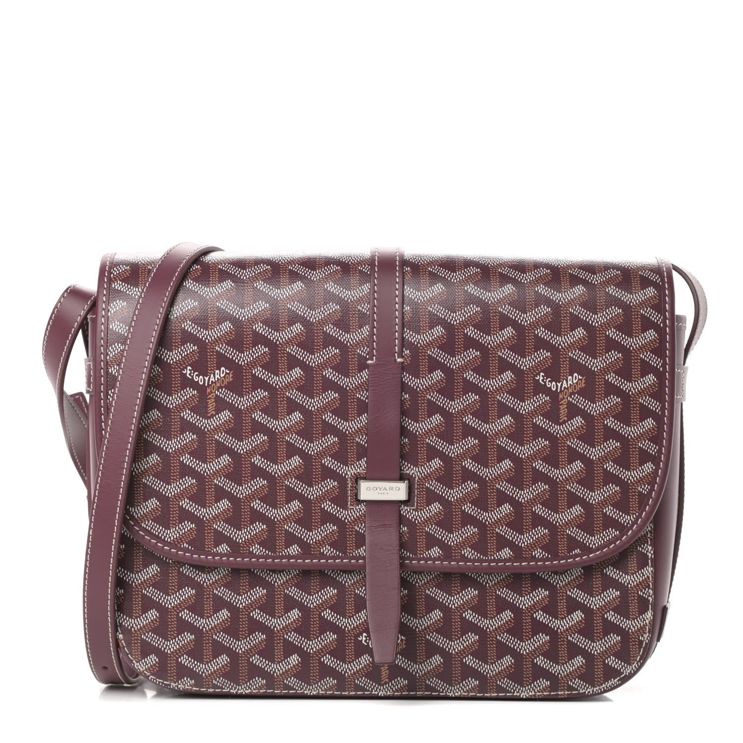 Goyard Goyardine Belvedere II MM Messenger Bag Bordeaux 1 of 10
