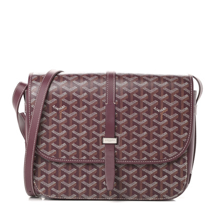 Goyard Goyardine Belvedere II MM Messenger Bag Bordeaux 1 of 10