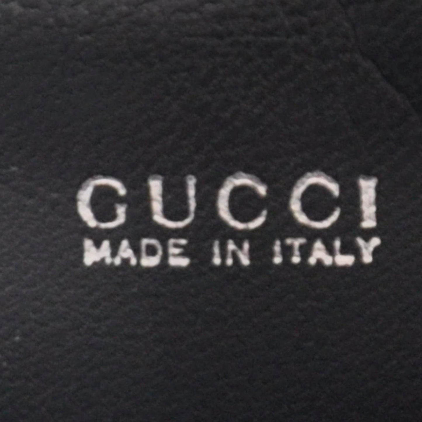 Suede GG Pouch Black