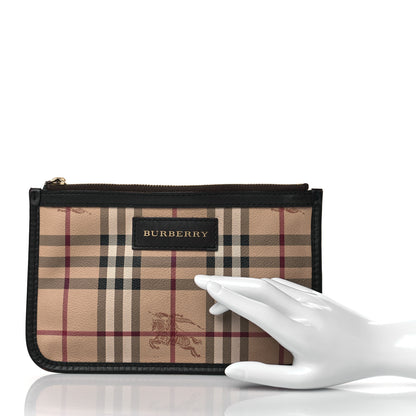 Burberry Haymarket Check Pouch Chocolate 2 of 12