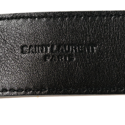 Saint Laurent Smooth Calfskin Monogram Square Buckle Belt 70 28 Light Brown 5 of 6