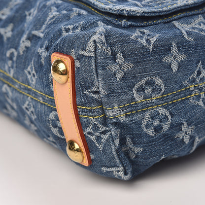 Louis Vuitton Monogram Denim Baggy PM Blue 10 of 10
