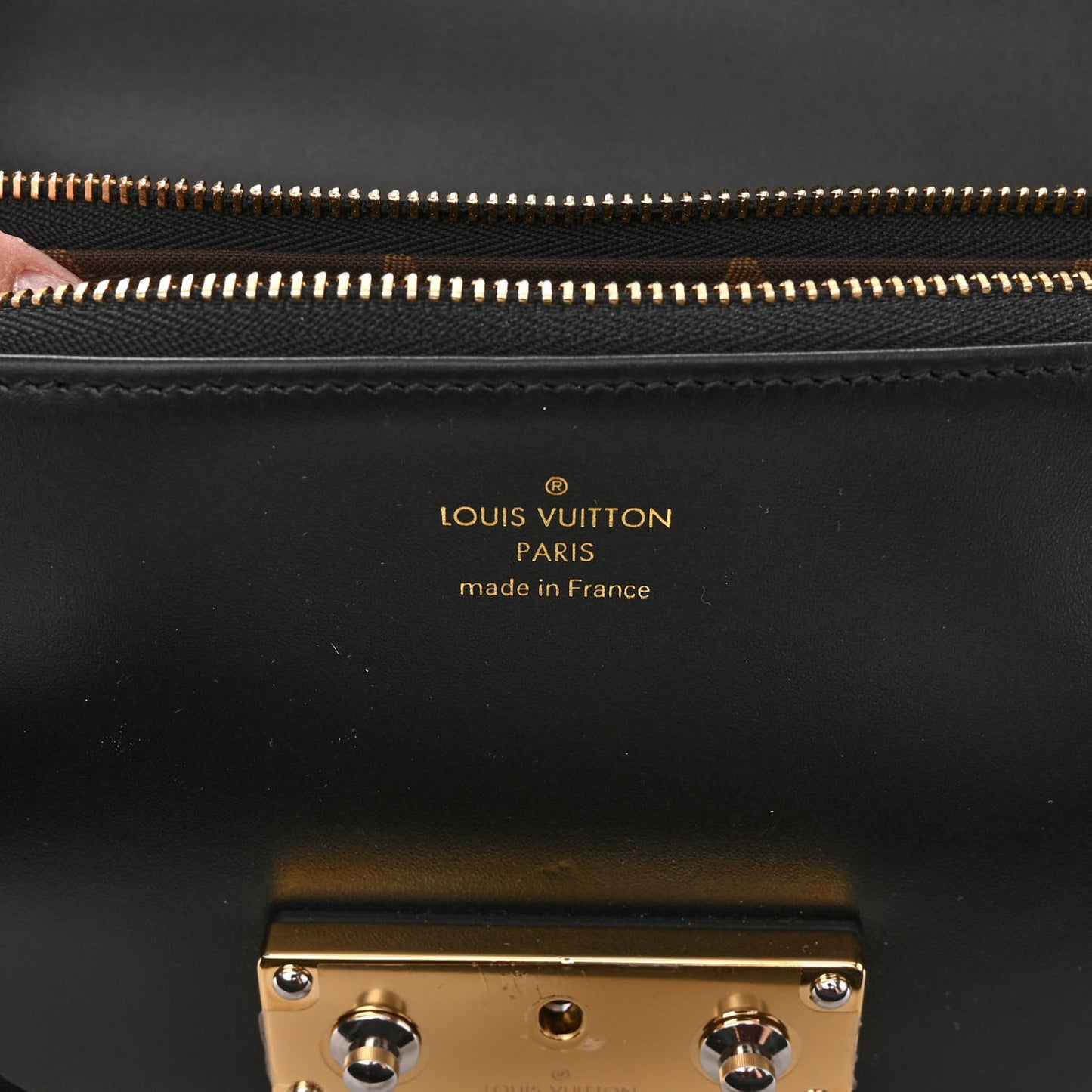 Calfskin Monogram Swing Black