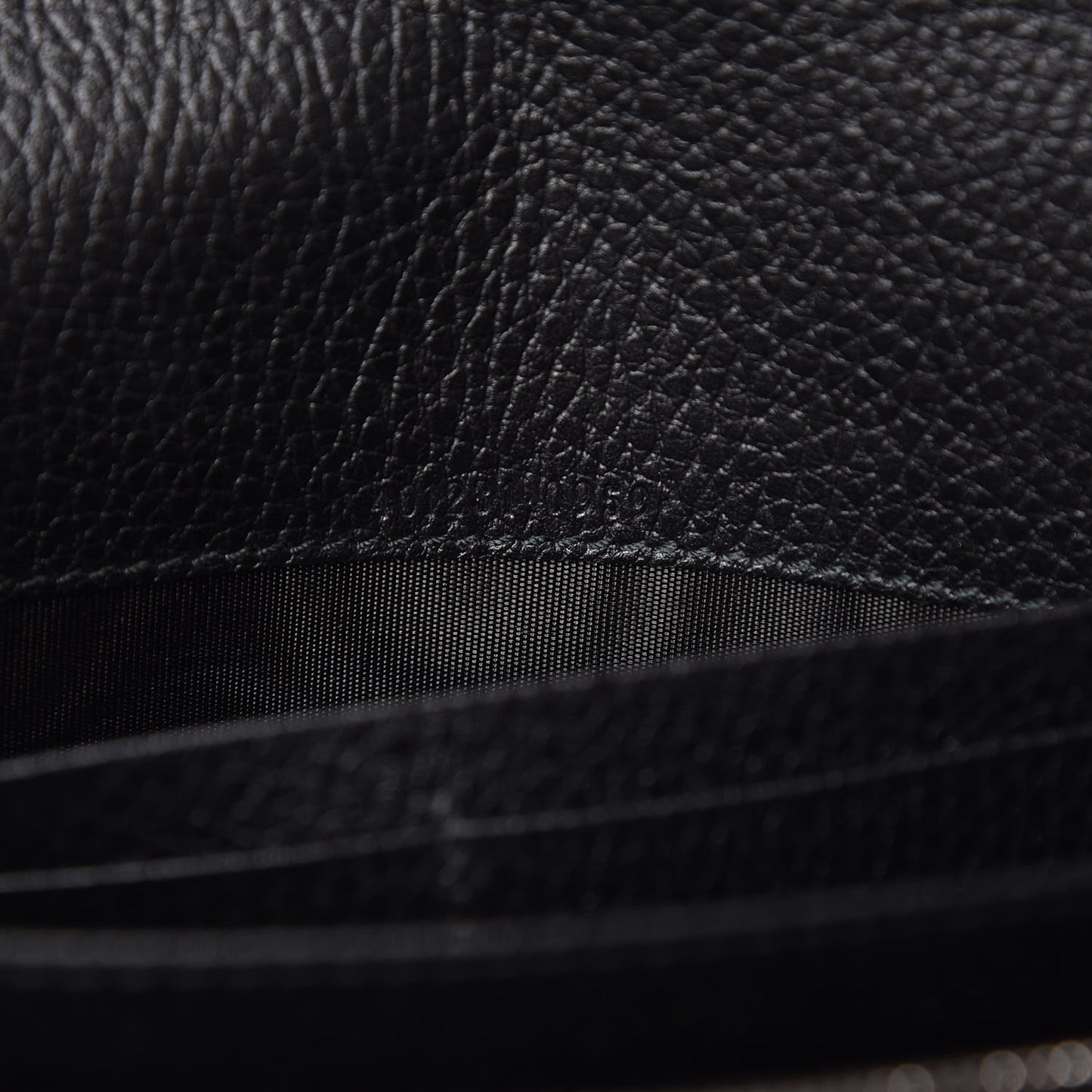 Calfskin Mini Dionysus Chain Wallet Black