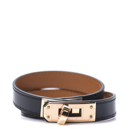 Hermes Box Kelly Double Tour Bracelet T3 Black 1 of 4