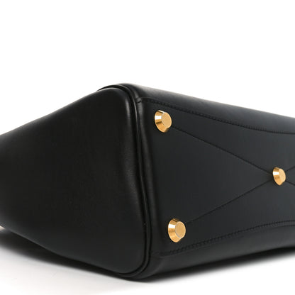 Balenciaga Smooth Calfskin Small Bel Air Carry All Bag Black 9 of 10