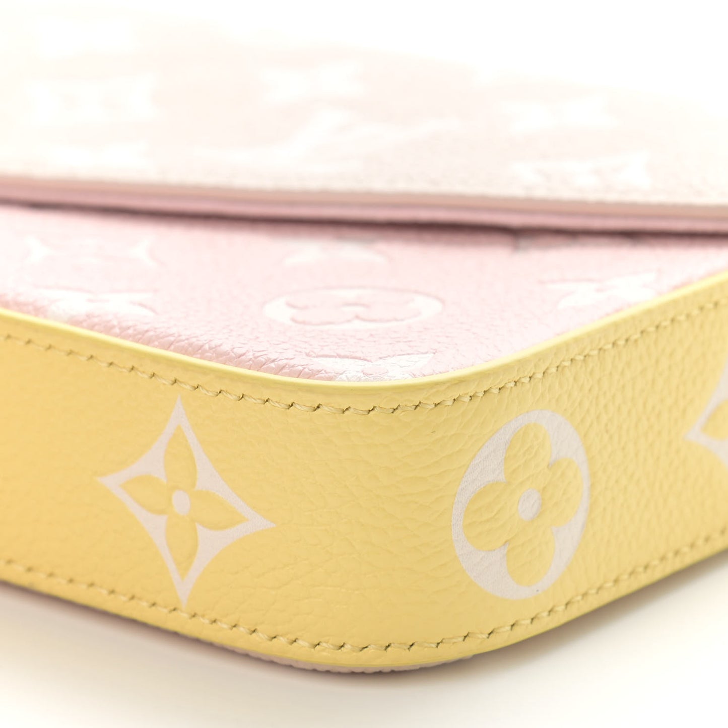 Empreinte Spring in the City Felicie Pochette Chain Wallet Pink Beige Yellow