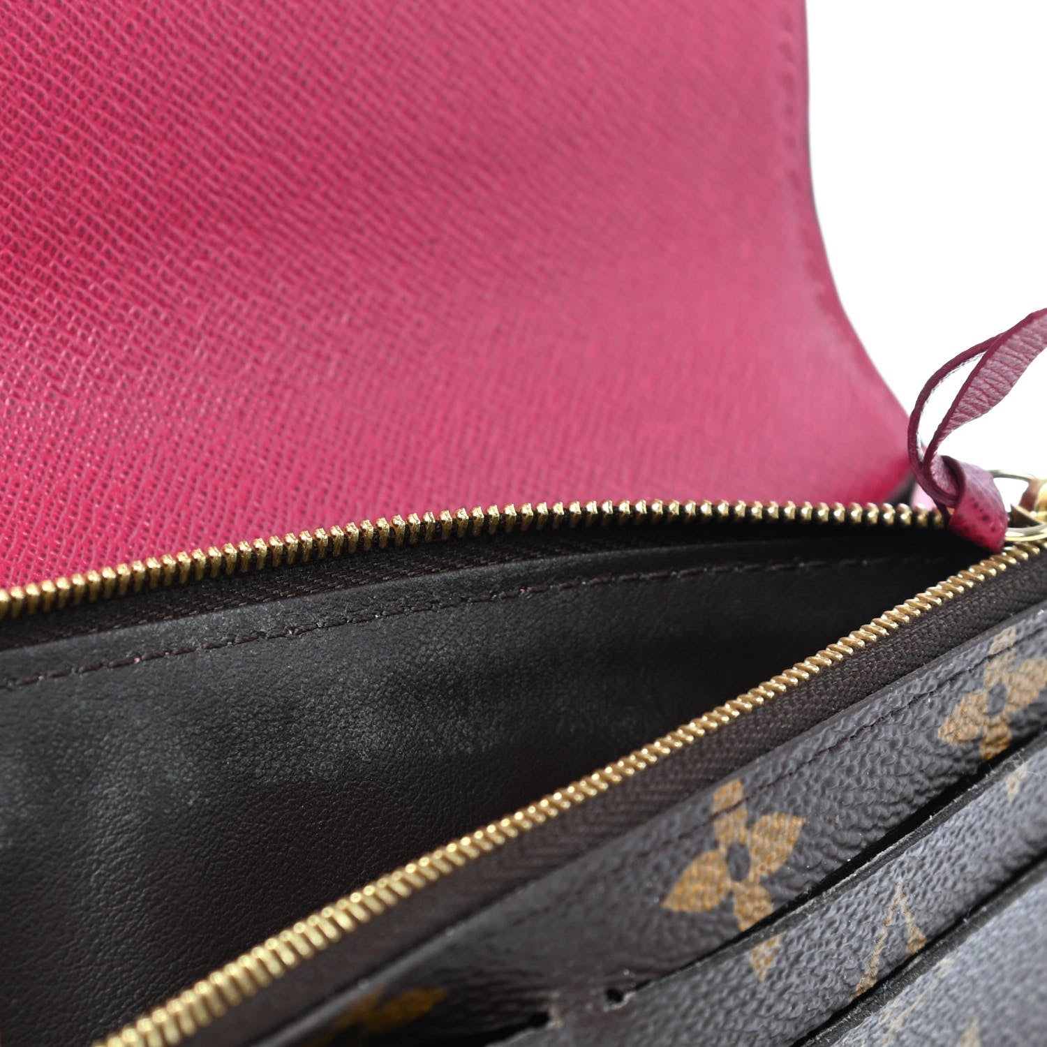 Louis Vuitton Monogram Emilie Wallet Fuchsia 5 of 5