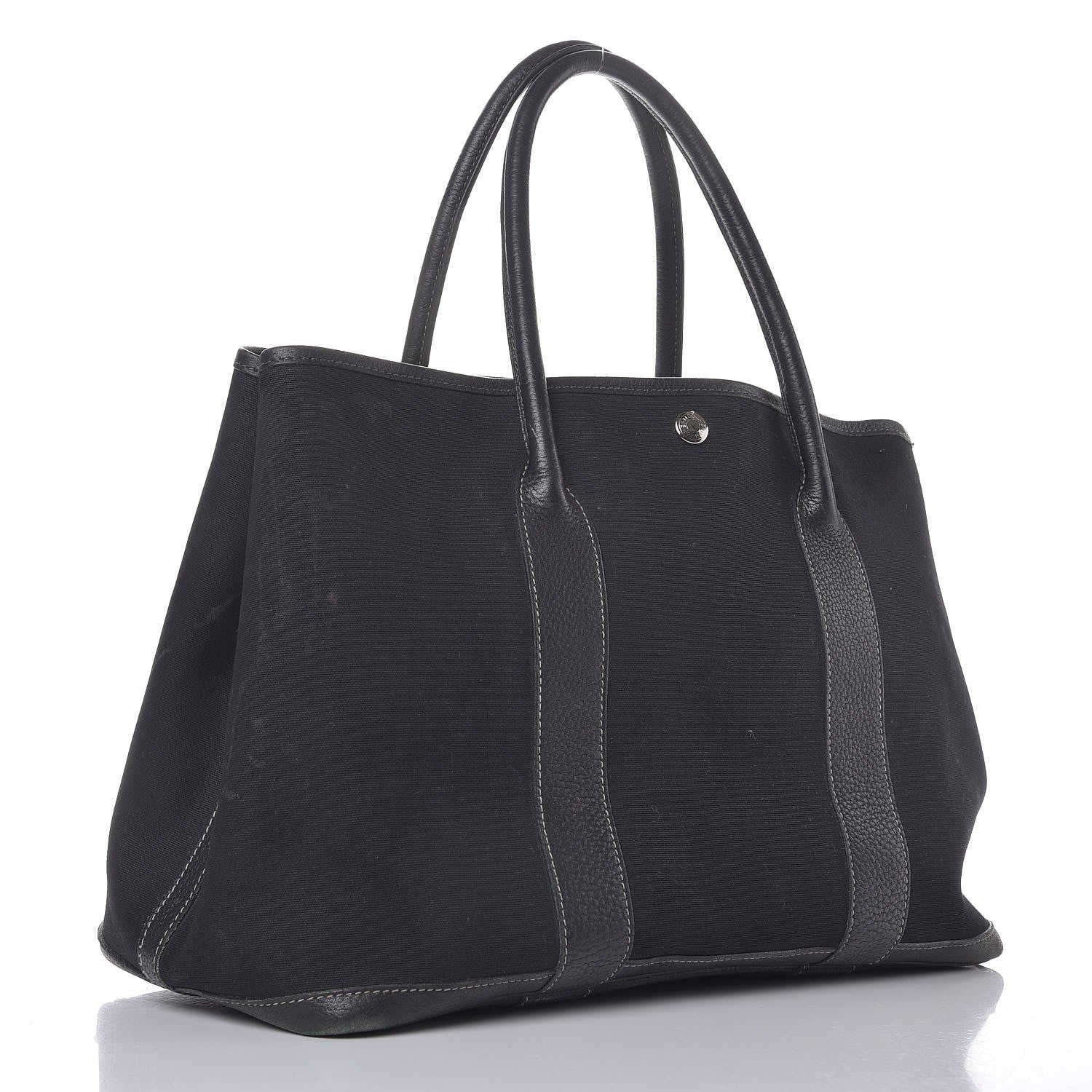 Hermes Toile Negonda Garden Party Tote 36 MM Black 4 of 17