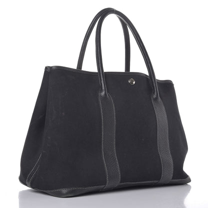 Hermes Toile Negonda Garden Party Tote 36 MM Black 4 of 17