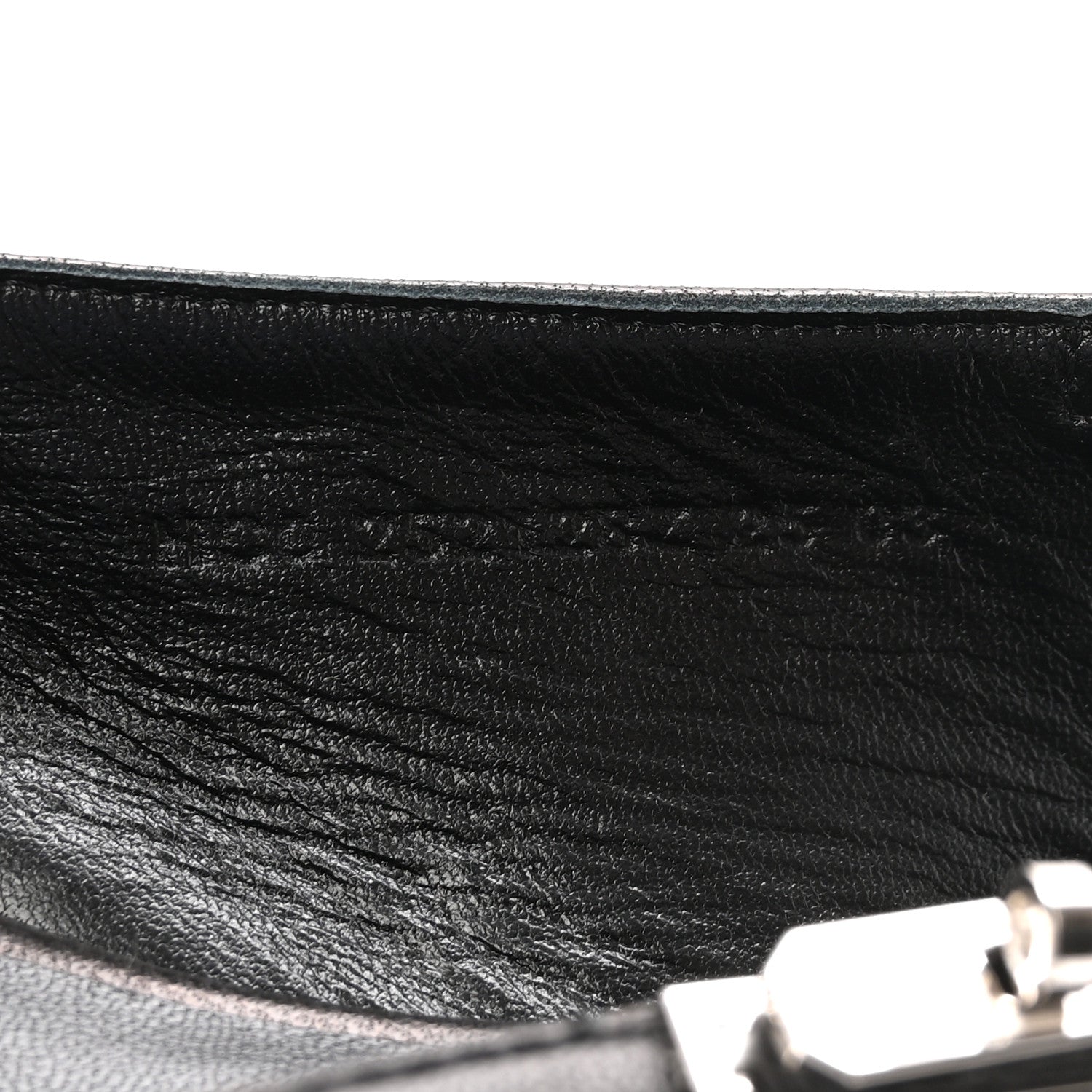 Hermes Nappa Lovely Slingback Flats 37.5 Black 9 of 10