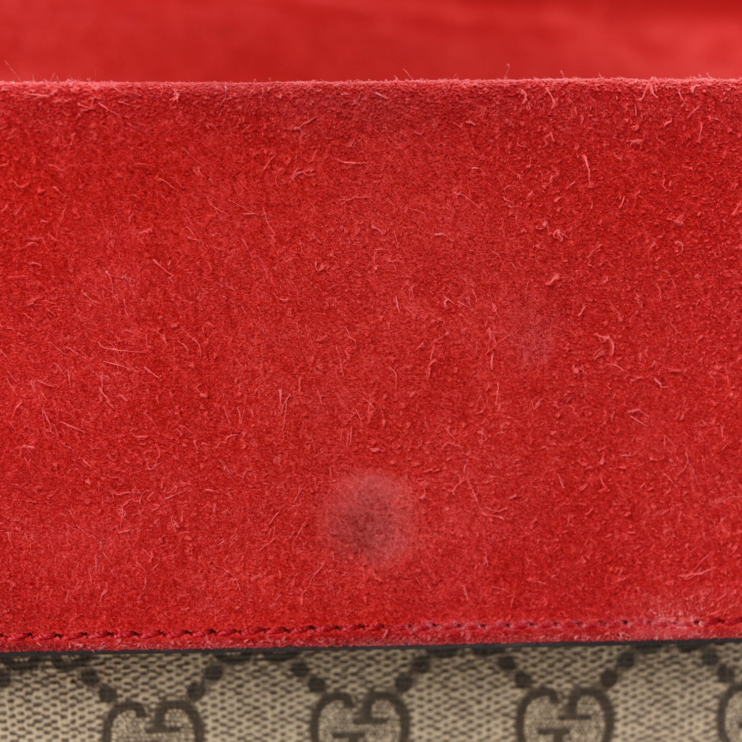 Gucci GG Supreme Monogram Small Dionysus Shoulder Bag Red 12 of 16