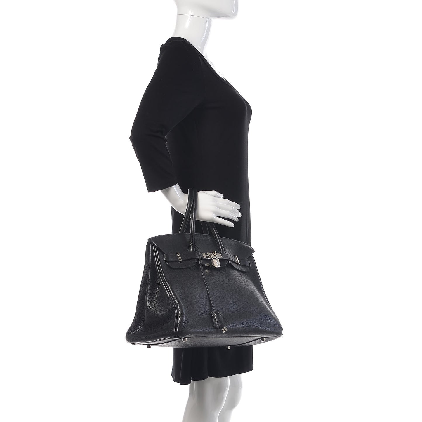 Taurillon Clemence Birkin 35 Black