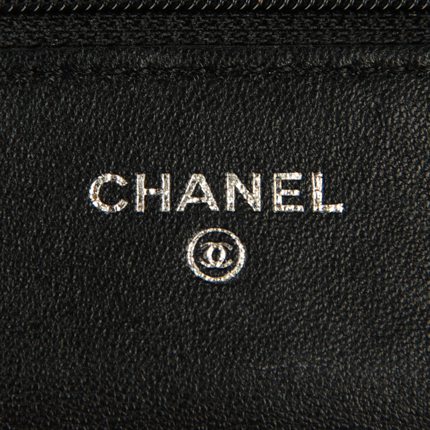 Chanel Lambskin Quilted Wallet On Chain WOC Black 6 of 8