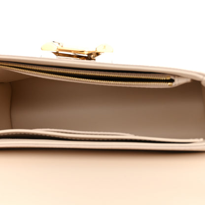 Louis Vuitton Epi Twist Monogram Flower Chain Shoulder Bag MM Quartz White 6 of 11