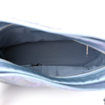 Chanel Iridescent Aged Calfskin Quilted Medium Gabrielle Hobo Blue 5 of 10