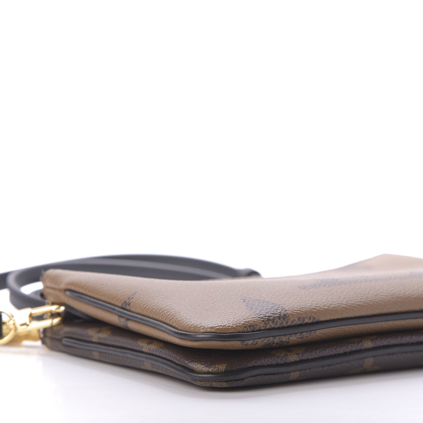 Reverse Monogram Giant Double Zip Pochette