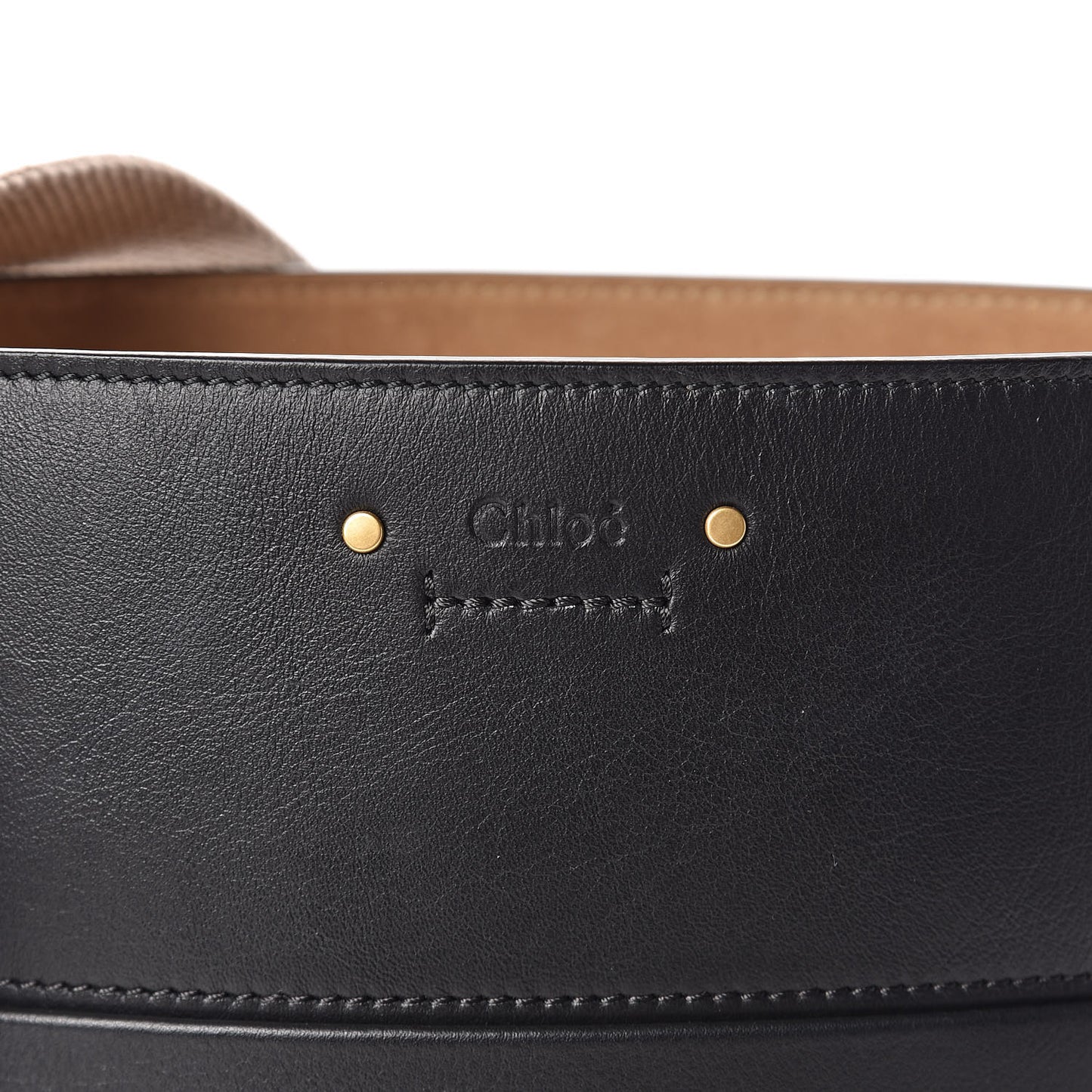 Smooth Calfskin Small Roy Bucket Bag Black
