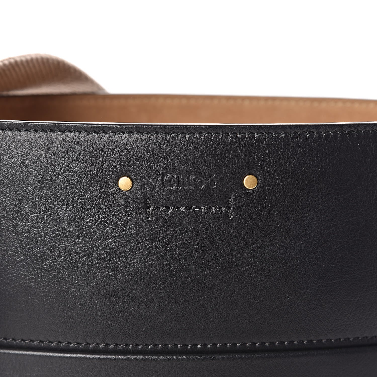 Chloe Smooth Calfskin Small Roy Bucket Bag Black 10 of 10