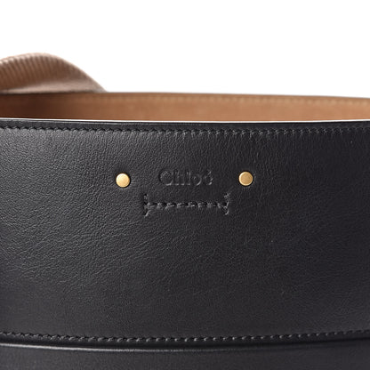 Chloe Smooth Calfskin Small Roy Bucket Bag Black 10 of 10