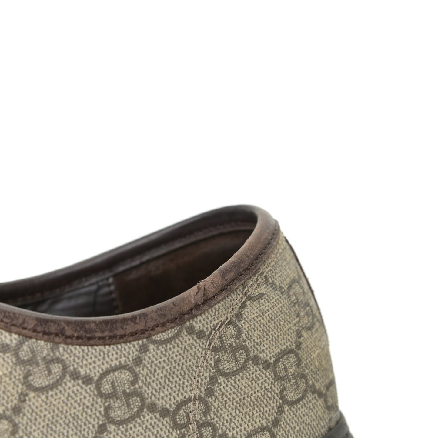 GG Supreme Monogram Mens Sneakers 8.5 Brown