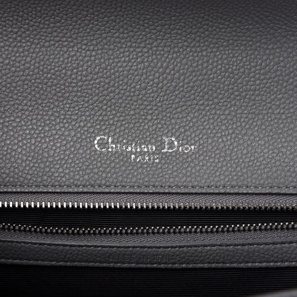 Christian Dior Grained Calfskin Medium Diorama Flap Bag Gris 8 of 13