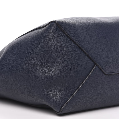 Celine Soft Grained Calfskin Small Belt Cabas Phantom Navy Blue 7 of 9