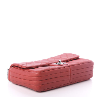Chanel Calfskin Quilted Multi Chain Flap Red 4 of 10