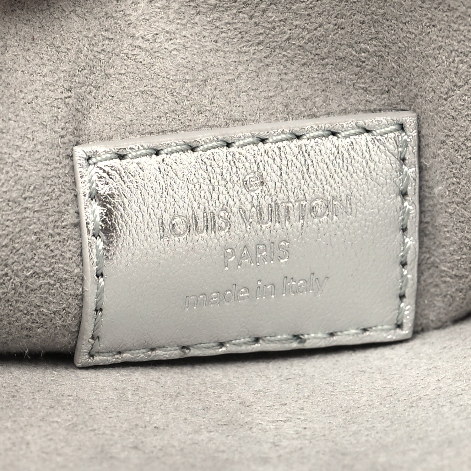 Louis Vuitton Satin Sequin Embroidered Monogram Coussin BB Silver 8 of 11