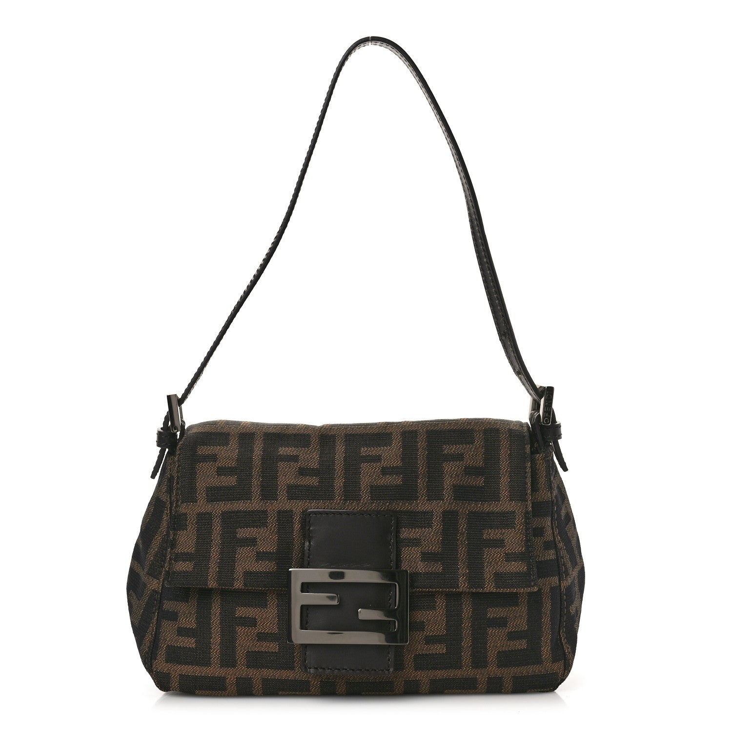 Fendi Zucca Mini Mama Baguette Tobacco 1 of 9