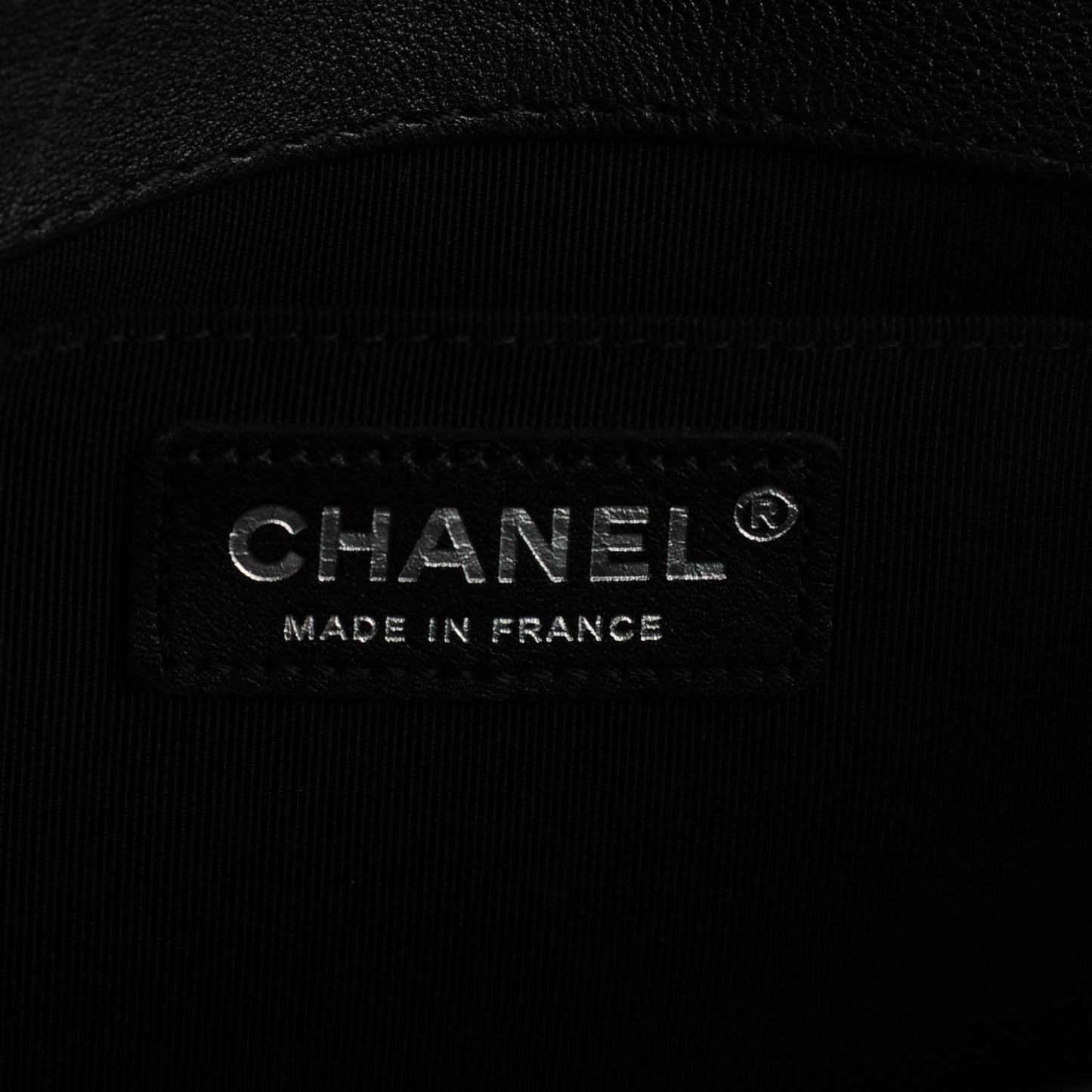 Calfskin Quilted Medium Boy Flap Black