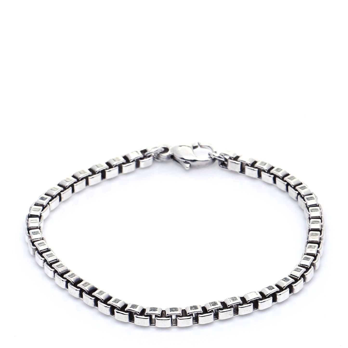 Sterling Silver 4mm Venetian Link Bracelet