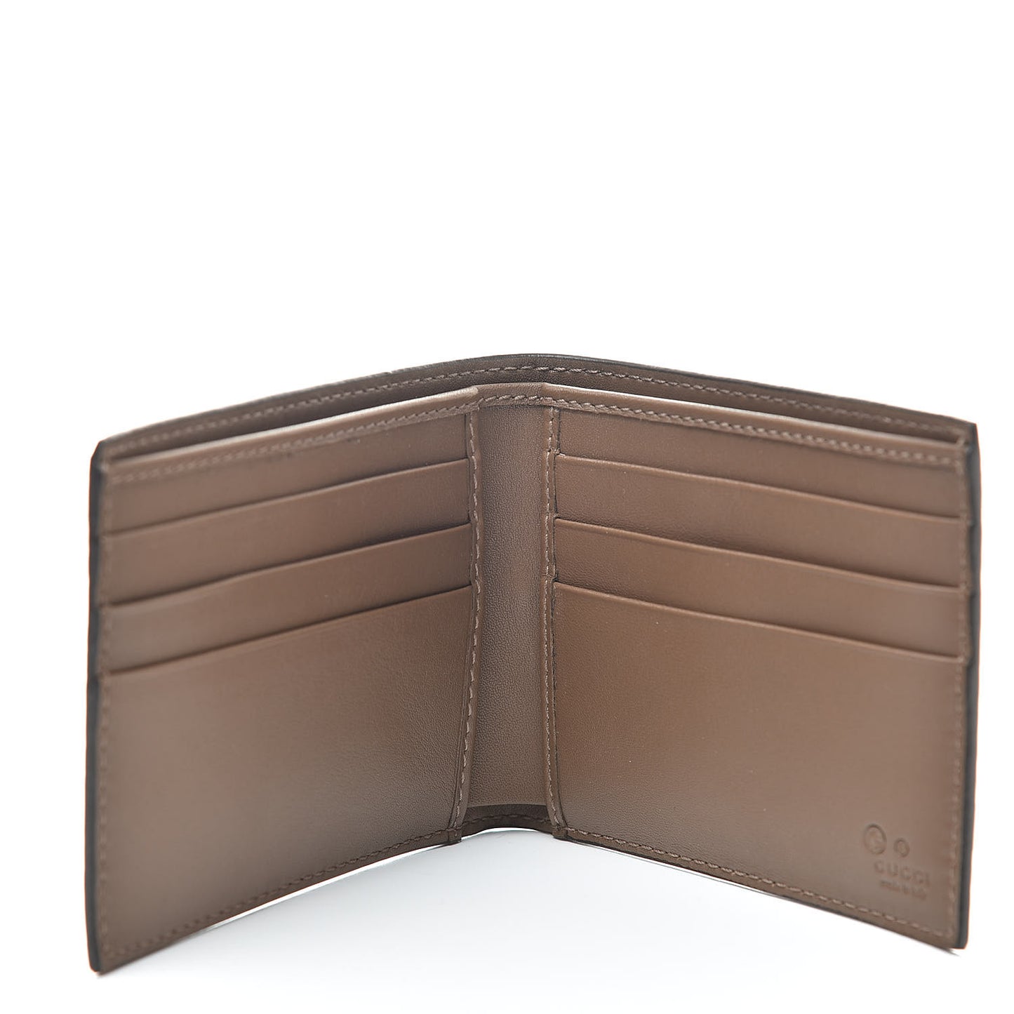 Microguccissima Bi-Fold Wallet Acero