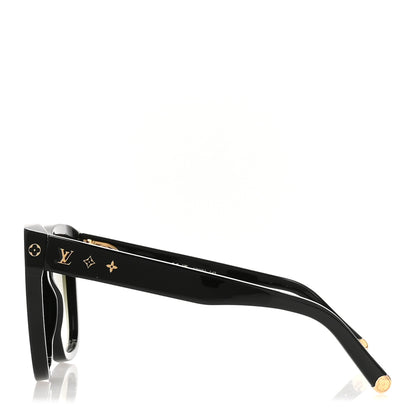 Louis Vuitton Acetate My Monogram Cat Eye Sunglasses Z1729W Black 3 of 8